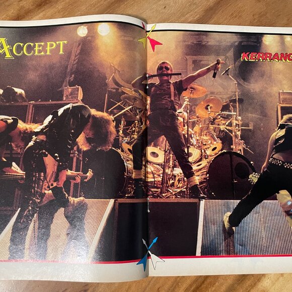 Kerrang Rock Music British Magazine Lot of 5 Heavy Metal 80s - Picture 10 of 16